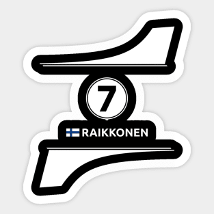 F1 2016 7 Raikkonen Cool Sticker